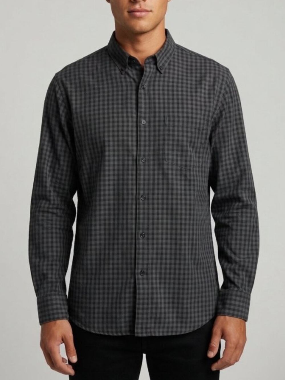 Billy Reid Men's Standard Cotton Plaid Button-Down Shirt Size Large 39838